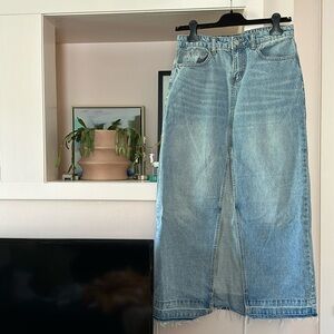 BDG Denim Maxi Skirt